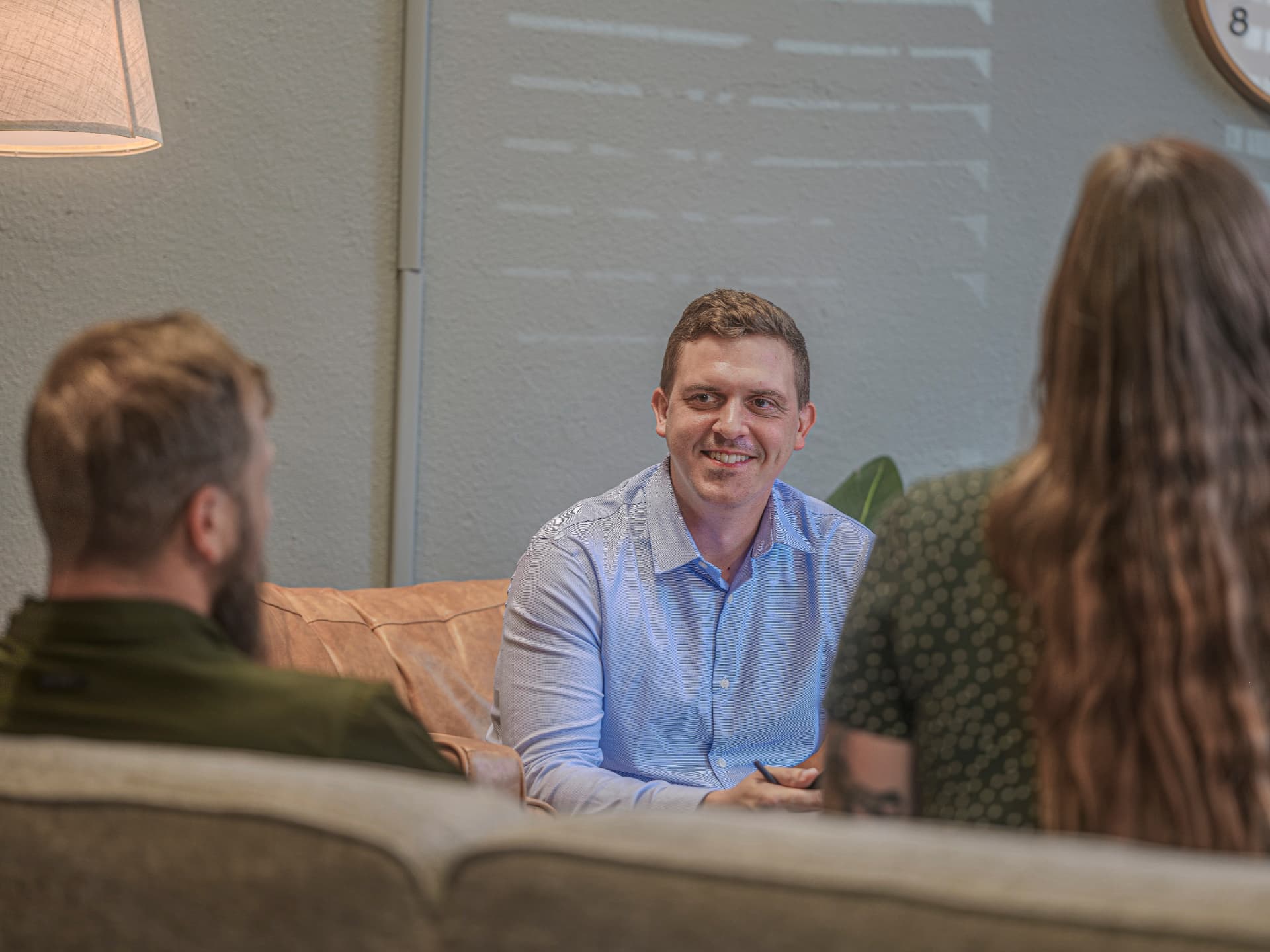 Counseling conversation at Hope Christian Counseling